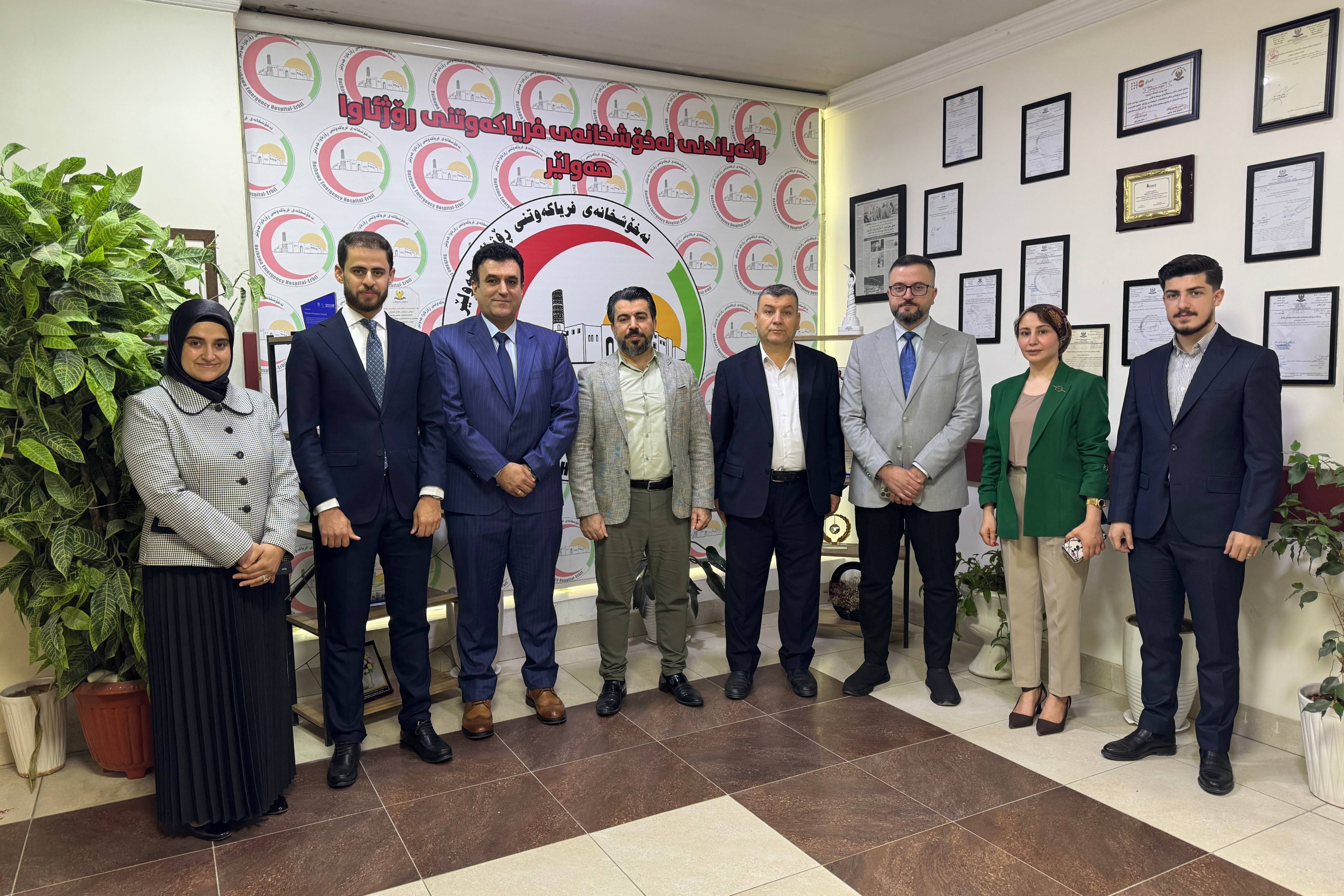 A delegation from Best Technical and Vocational Institute visited Western Emergency Hospital